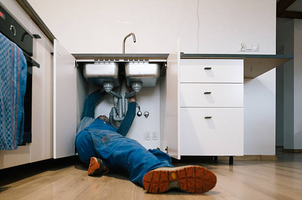 Professional Drain Cleaning technician working in Kapowsin, WA